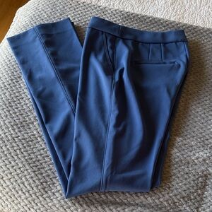 NWOT White House Black Market Blue The SLIM Slacks, size 2